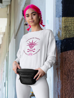 In Glam We Trust Pink Cheetah Sweatshirt -Manic Panic® UNISEX