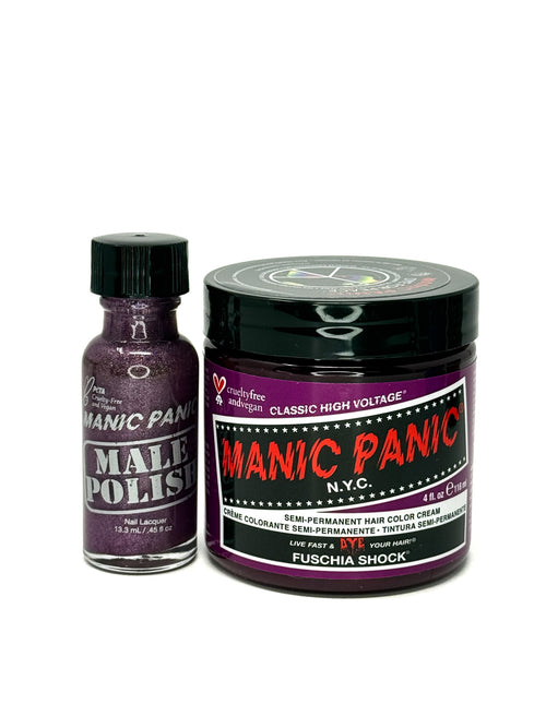 Fuschia Shock & Amethyst Ashes Hair & Nail Color Bundle