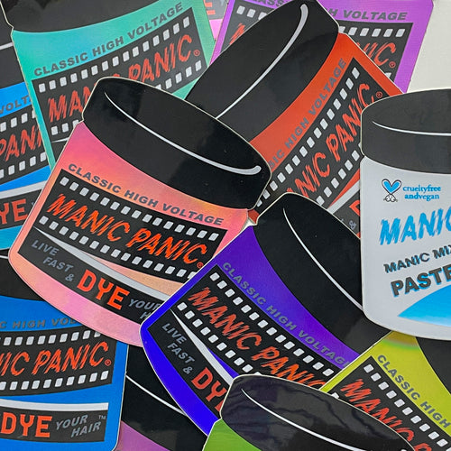 Manic Panic® Classic High Voltage® Holographic Sticker - Velvet Violet™